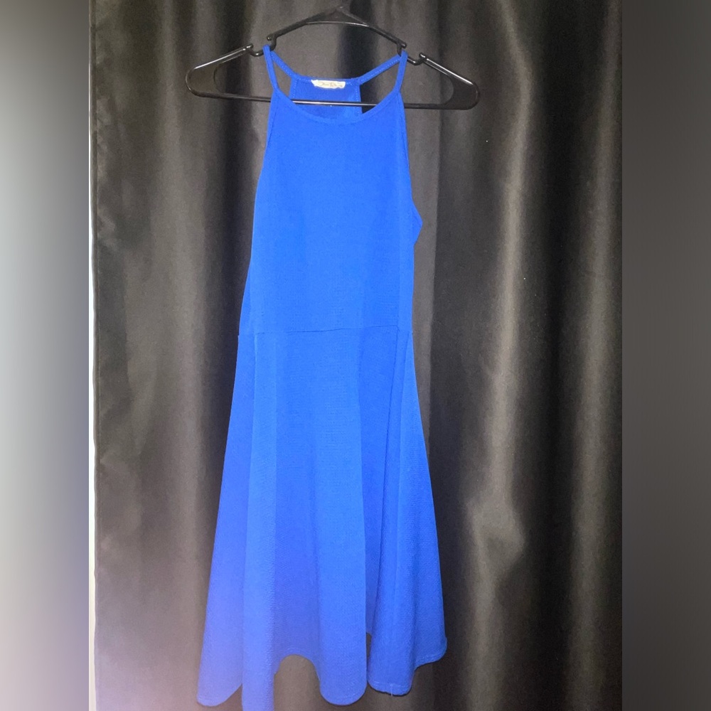 Olivia Rae Cobalt Blue Skater Dress